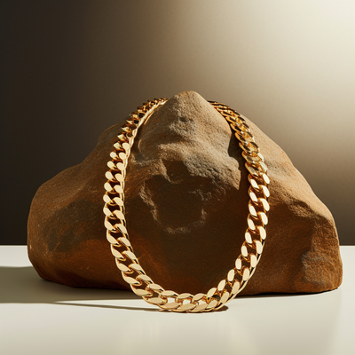 22k Miami Cuban Link Chain