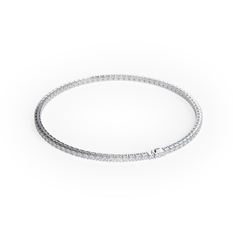 Dhoni | Platinum Diamond Tennis Bracelet