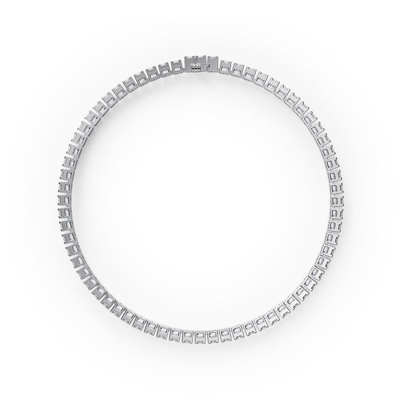 Dhoni | Platinum Diamond Tennis Bracelet