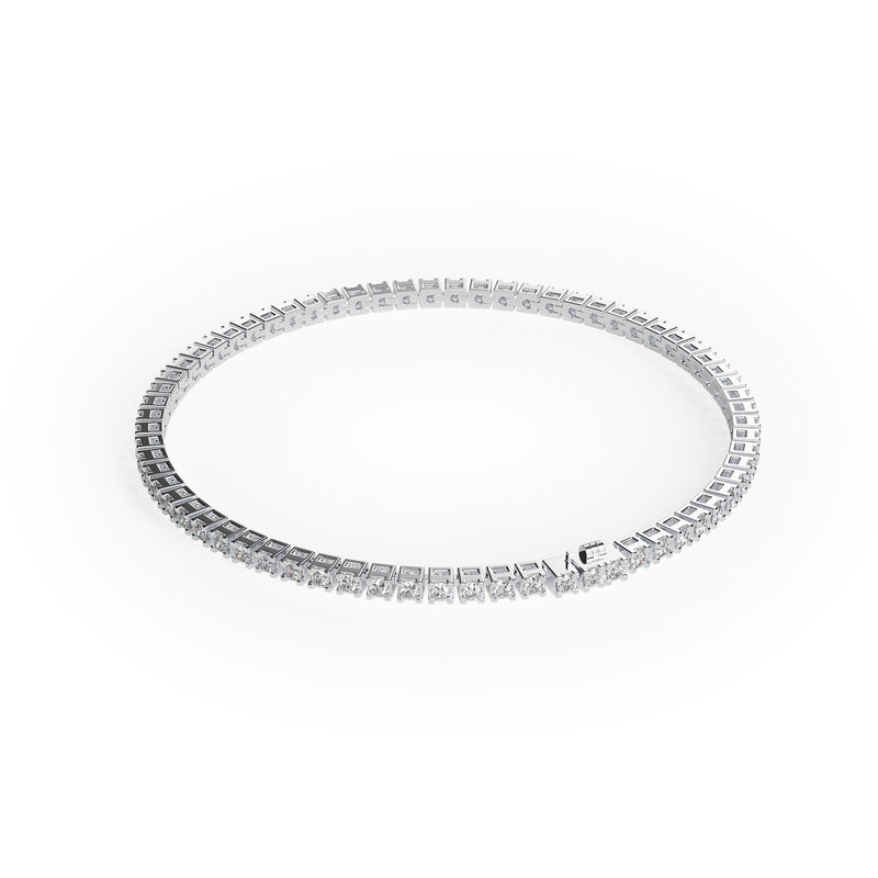 Ganguly | Platinum Diamond Anklet