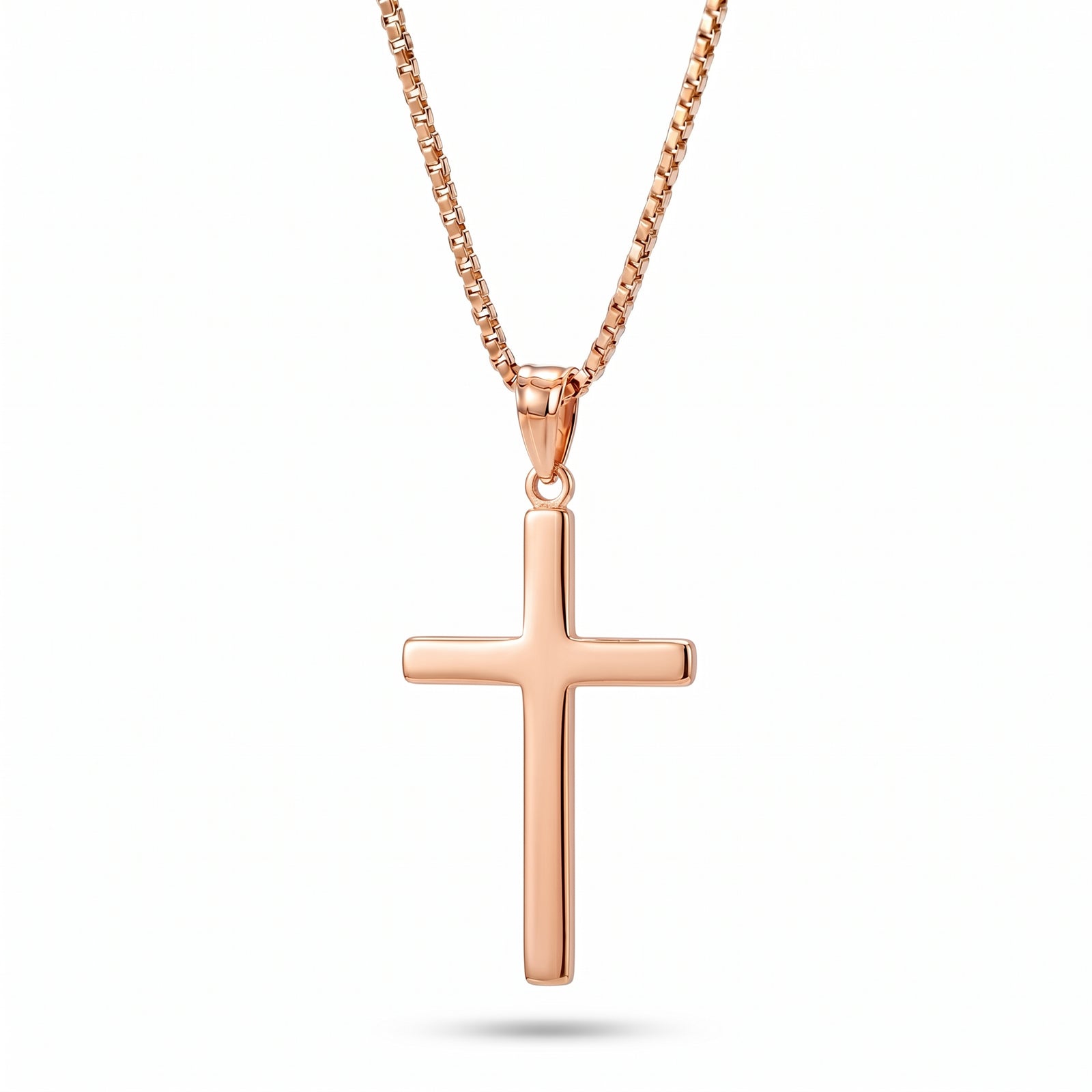 Ailaan | Large Rose Gold Cross Pendant