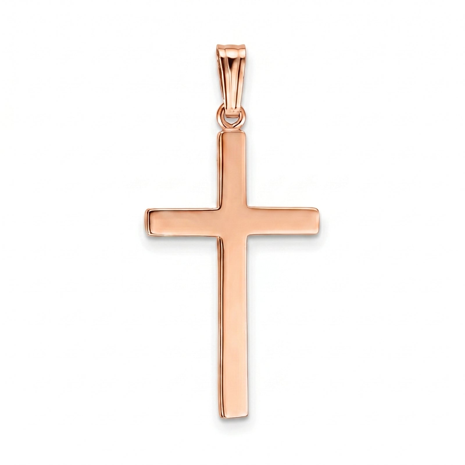 Ailaan | Large Rose Gold Cross Pendant