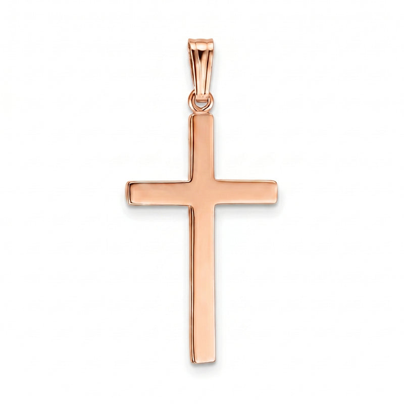 Ailaan | Large Rose Gold Cross Pendant