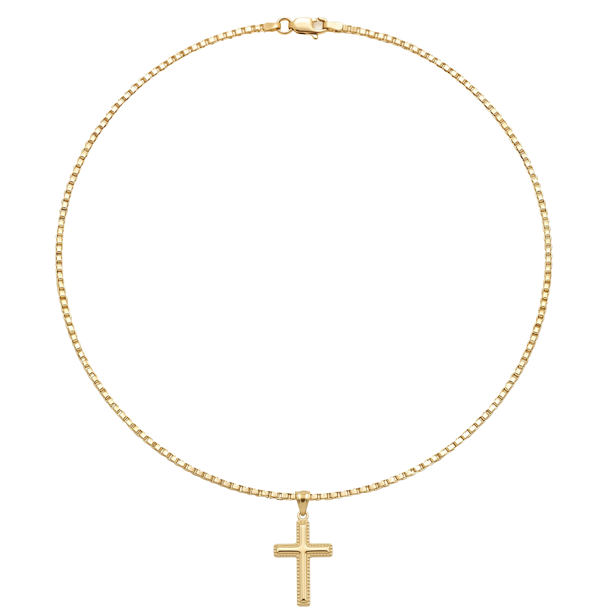 Buland | Raised Gold Cross Pendant