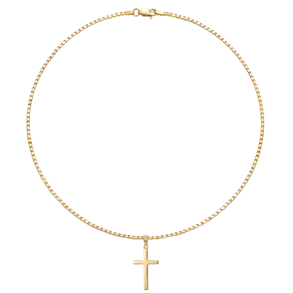 Chattan | Thick Gold Cross Pendant