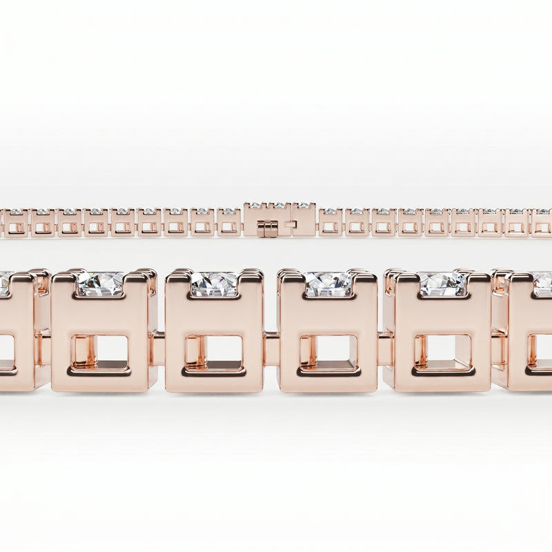 Dev | Rose Gold Diamond Choker