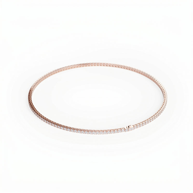Dev | Rose Gold Diamond Choker