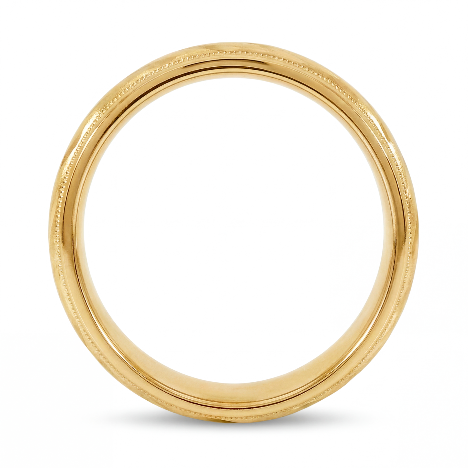 Fasal | Men's Gold Wedding Band, Wheat