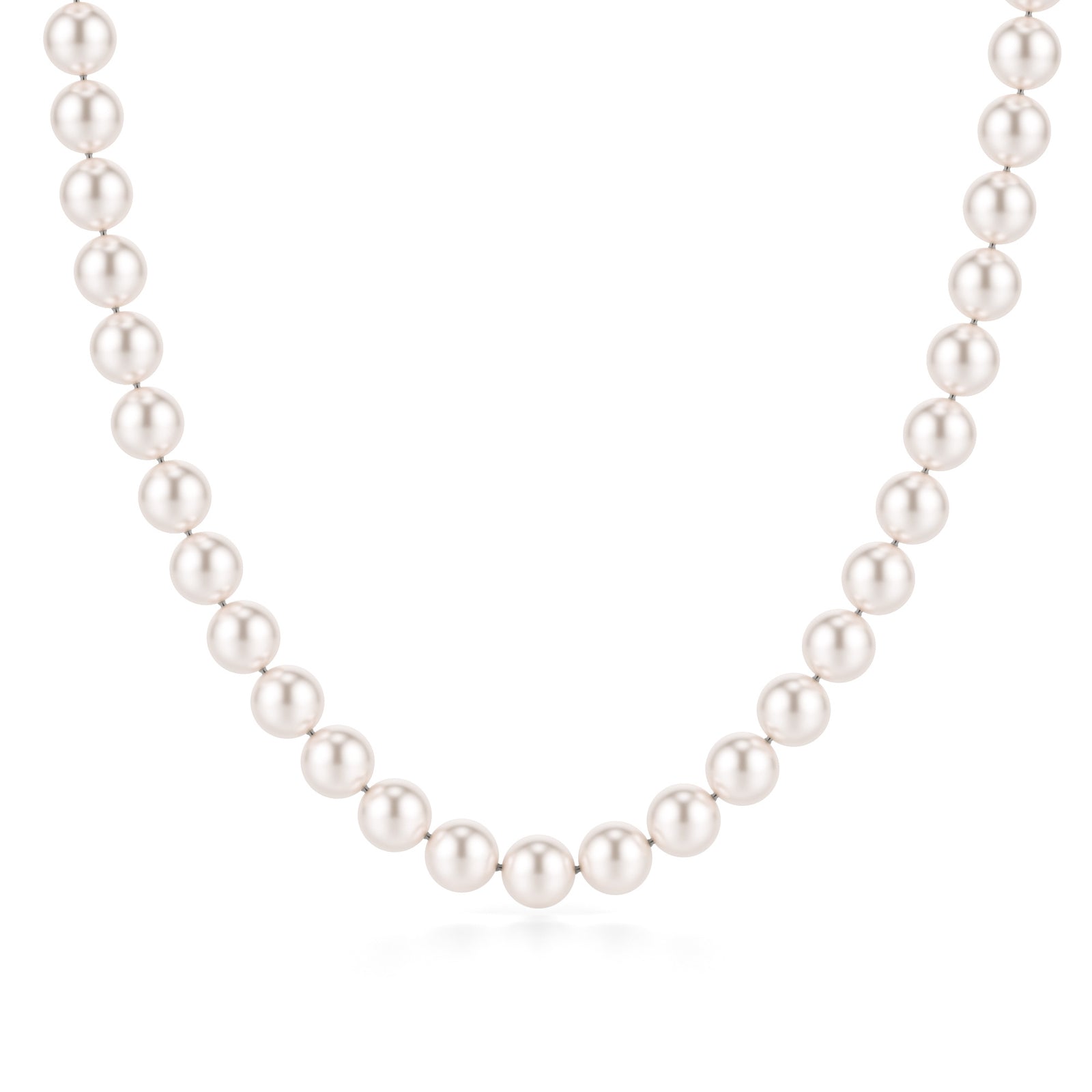 Swati | White Gold Akoya Pearl Necklace