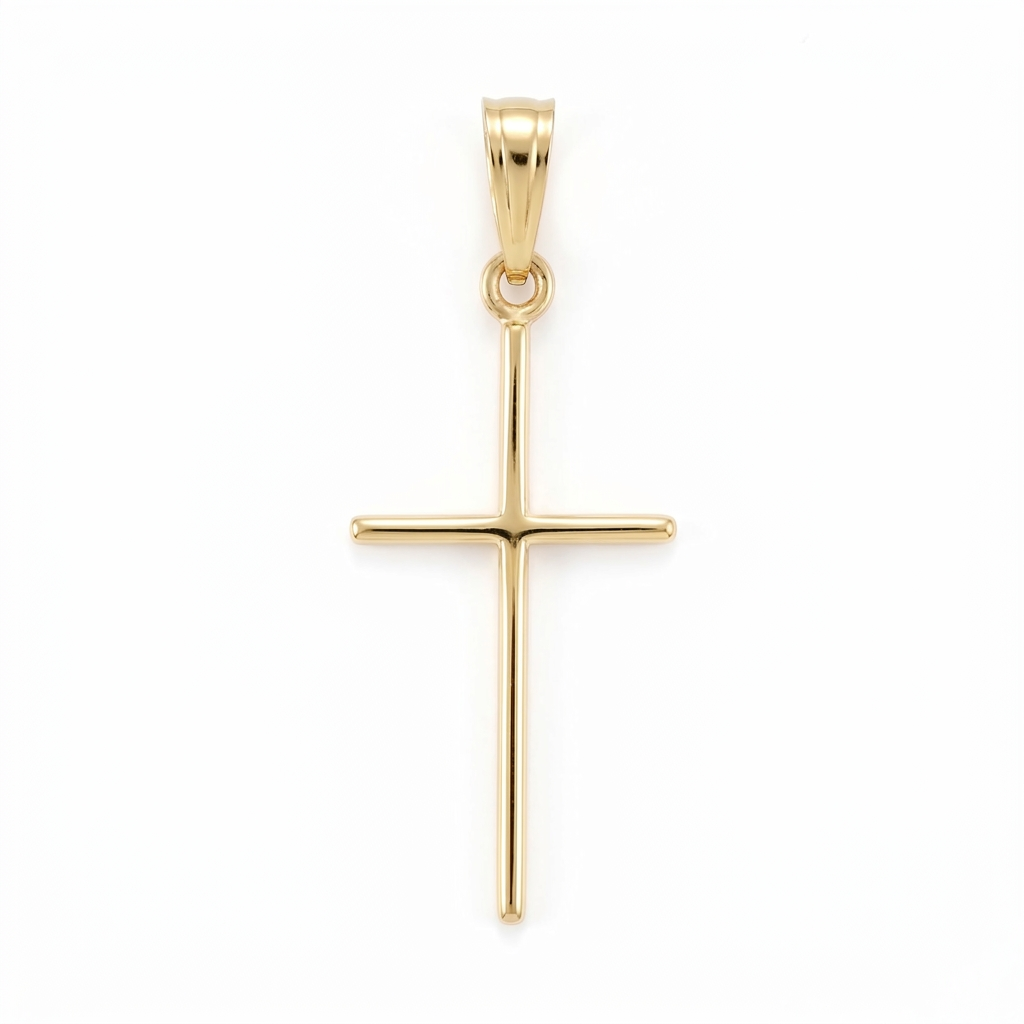 Lakeer | Minimalist Gold Cross Pendant