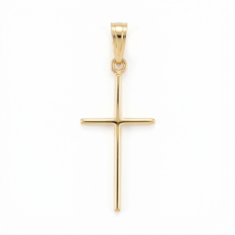 Lakeer | Minimalist Gold Cross Pendant