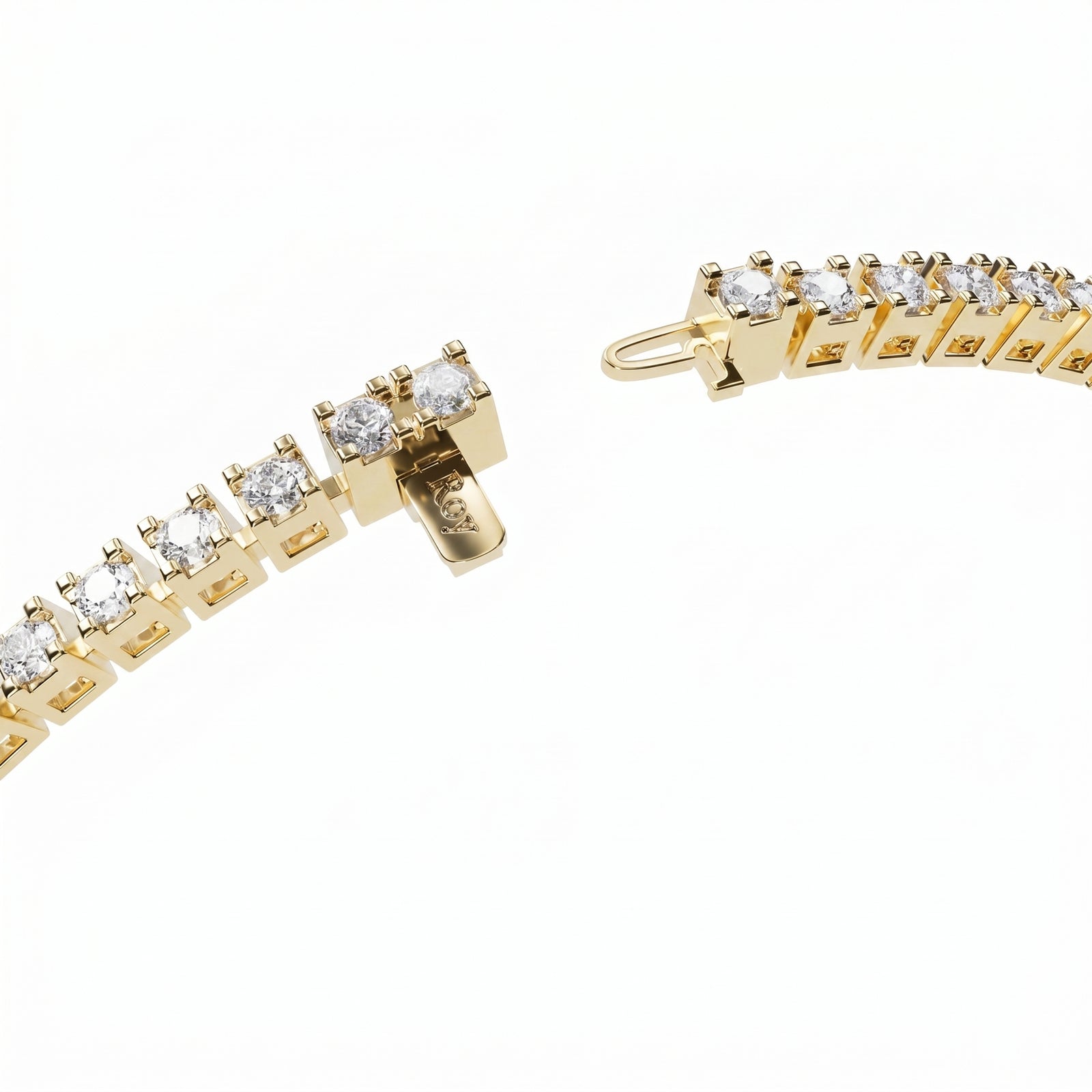 Ganguly | Gold Diamond Anklet