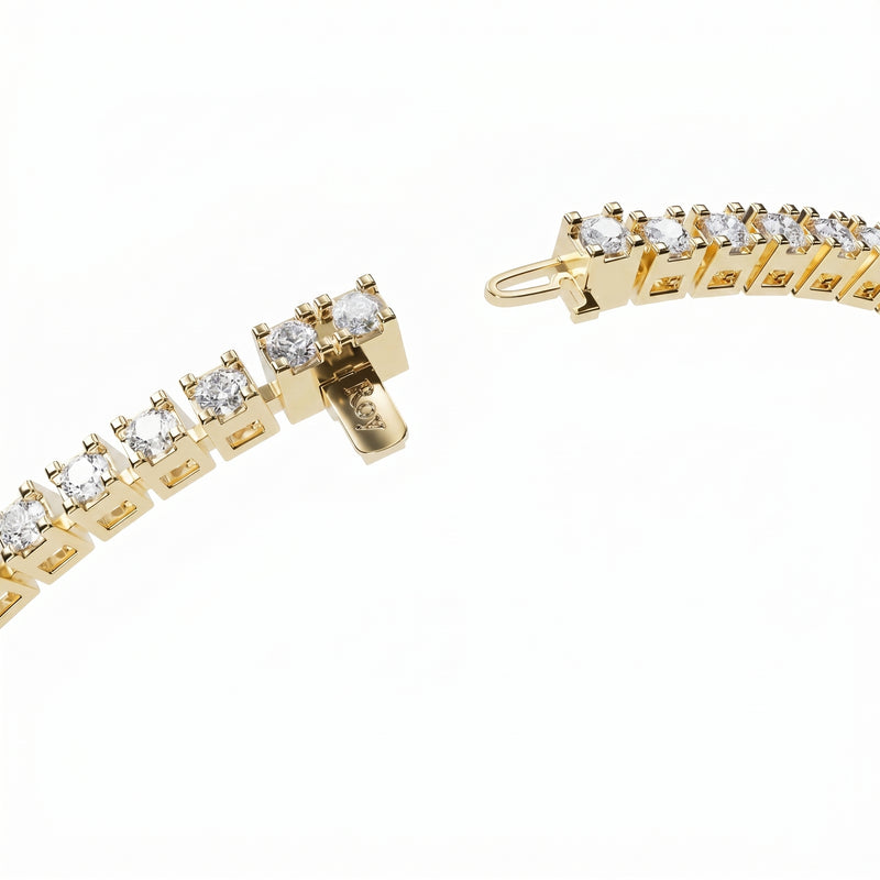 Ganguly | Gold Diamond Anklet