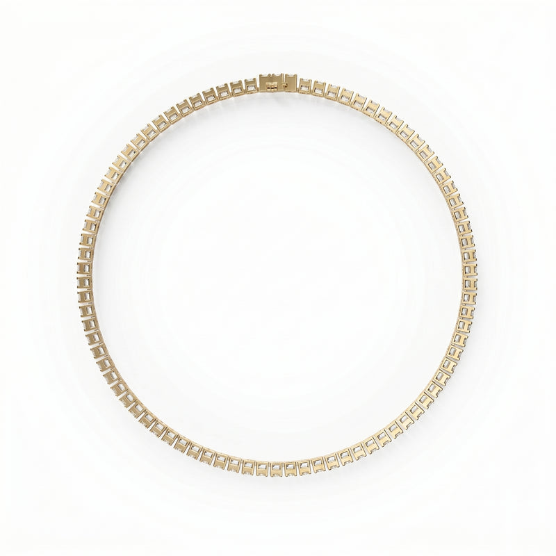 Ganguly | Gold Diamond Anklet