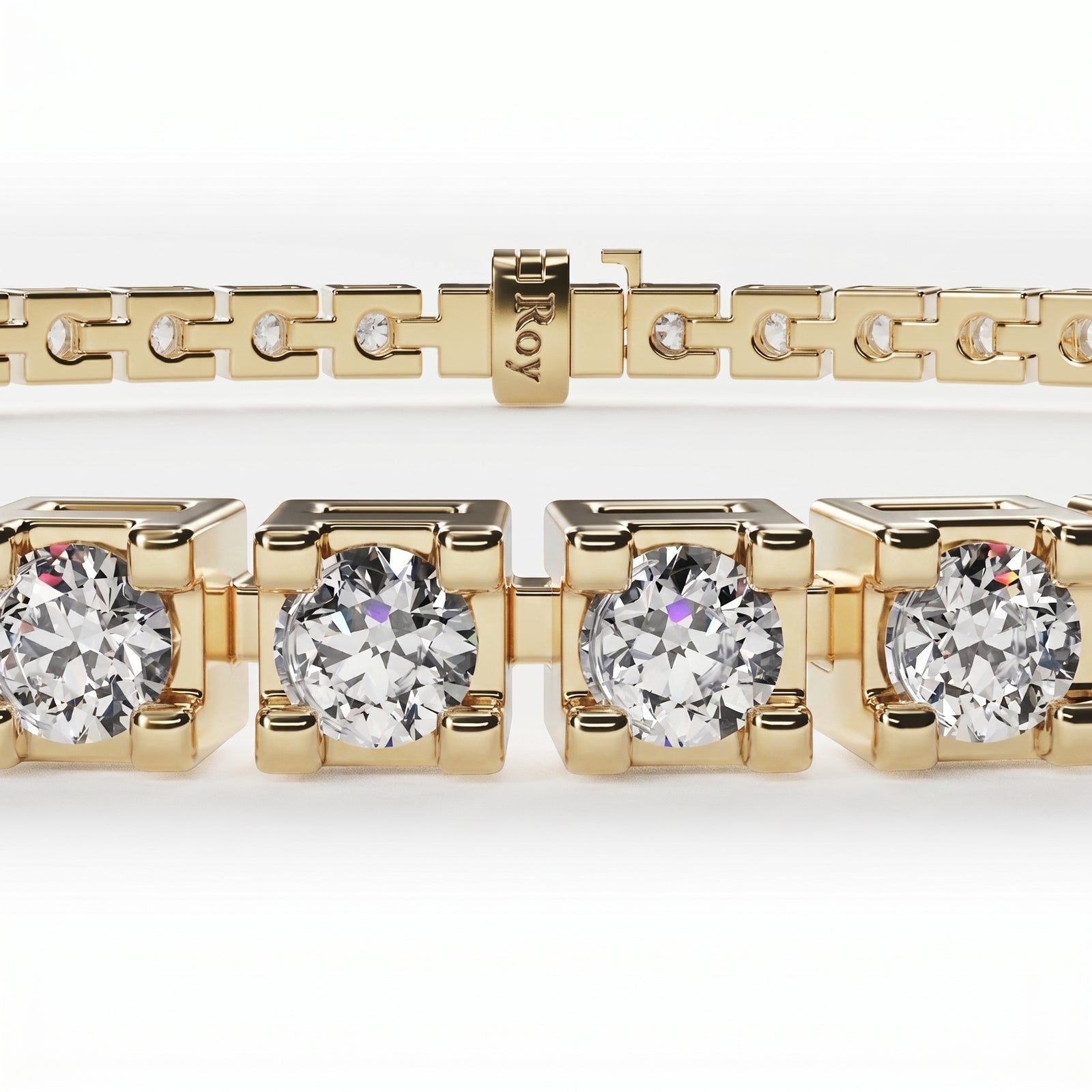 Ganguly | Gold Diamond Anklet