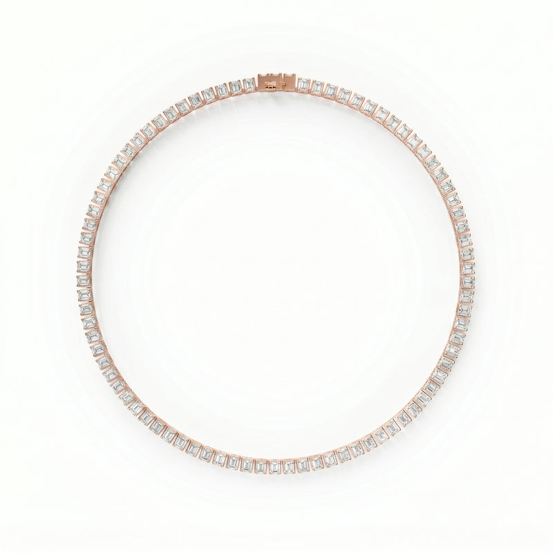Ganguly | Rose Gold Diamond Anklet