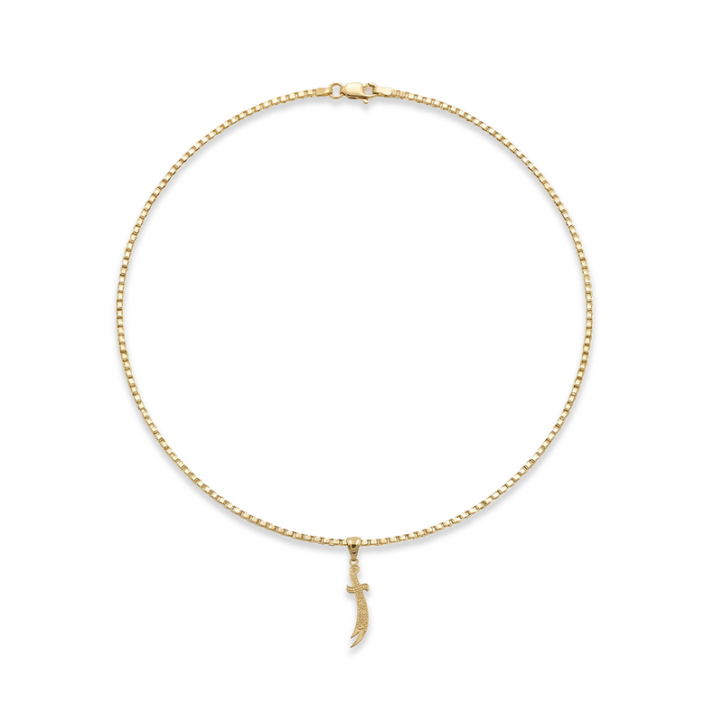 Ali | 18k Gold Zulfiqar Sword Necklace