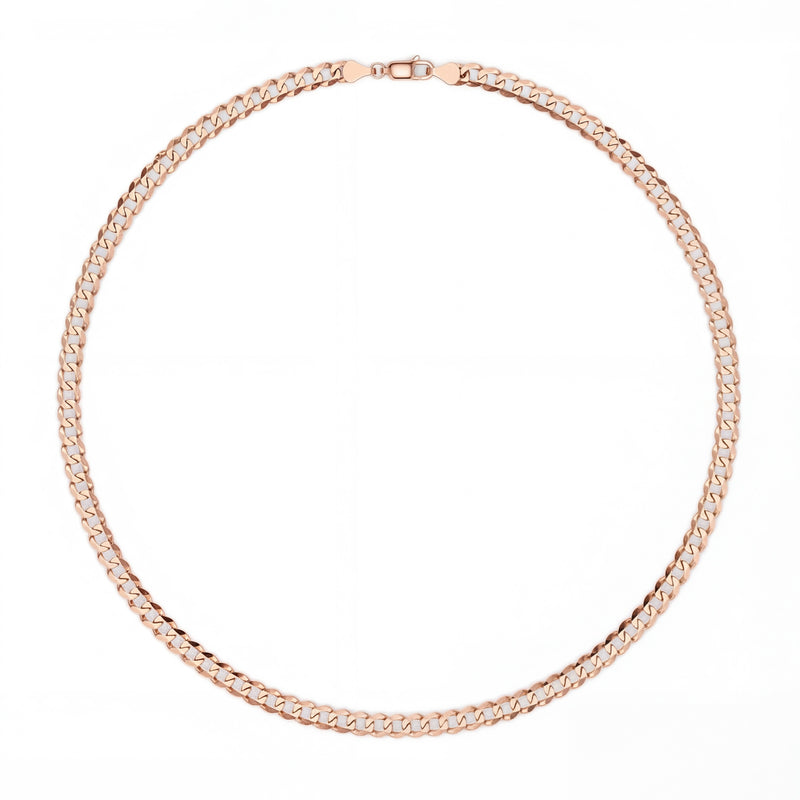 Hasrat | Rose Gold Curb Chain