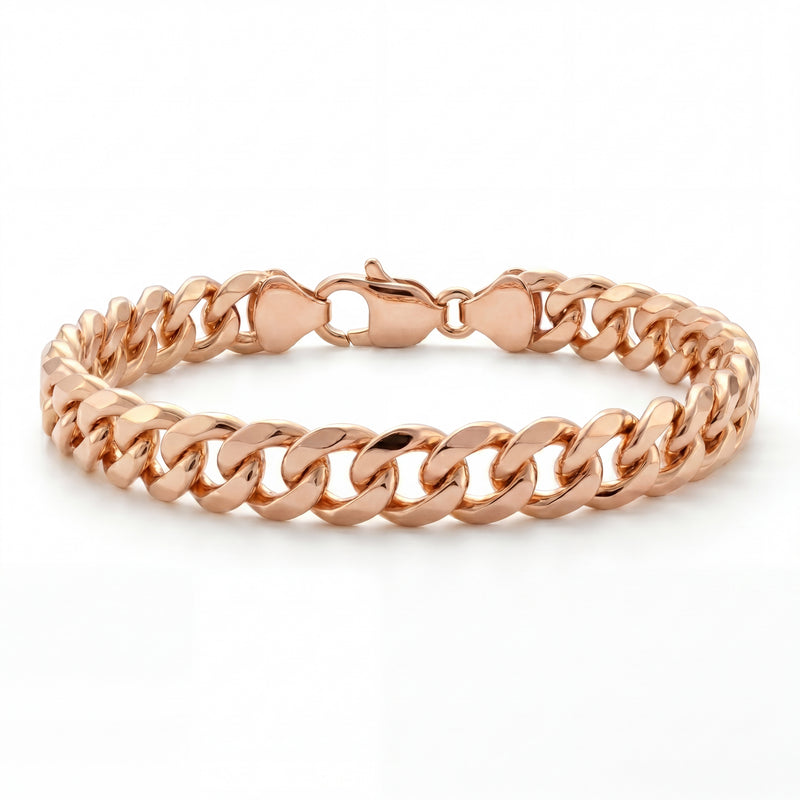 Hasrat | Rose Gold Curb Chain Bracelet
