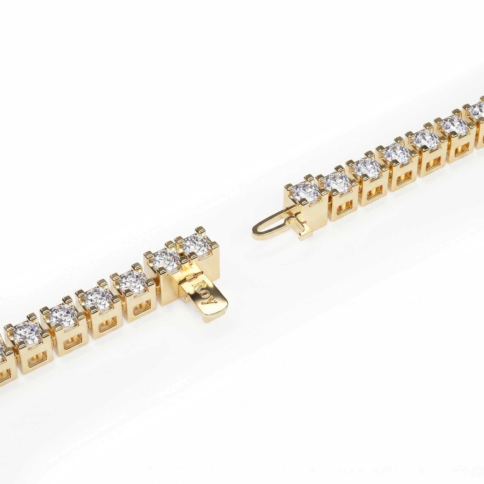 Kohli | Gold Diamond Tennis Necklace
