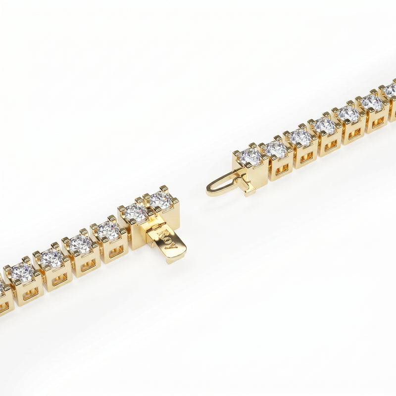 Kohli | Gold Diamond Tennis Necklace