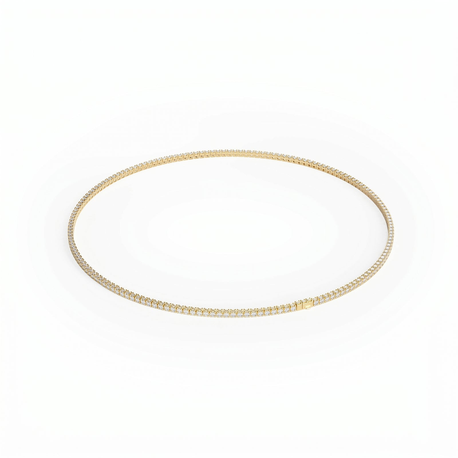 Kohli | Gold Diamond Tennis Necklace