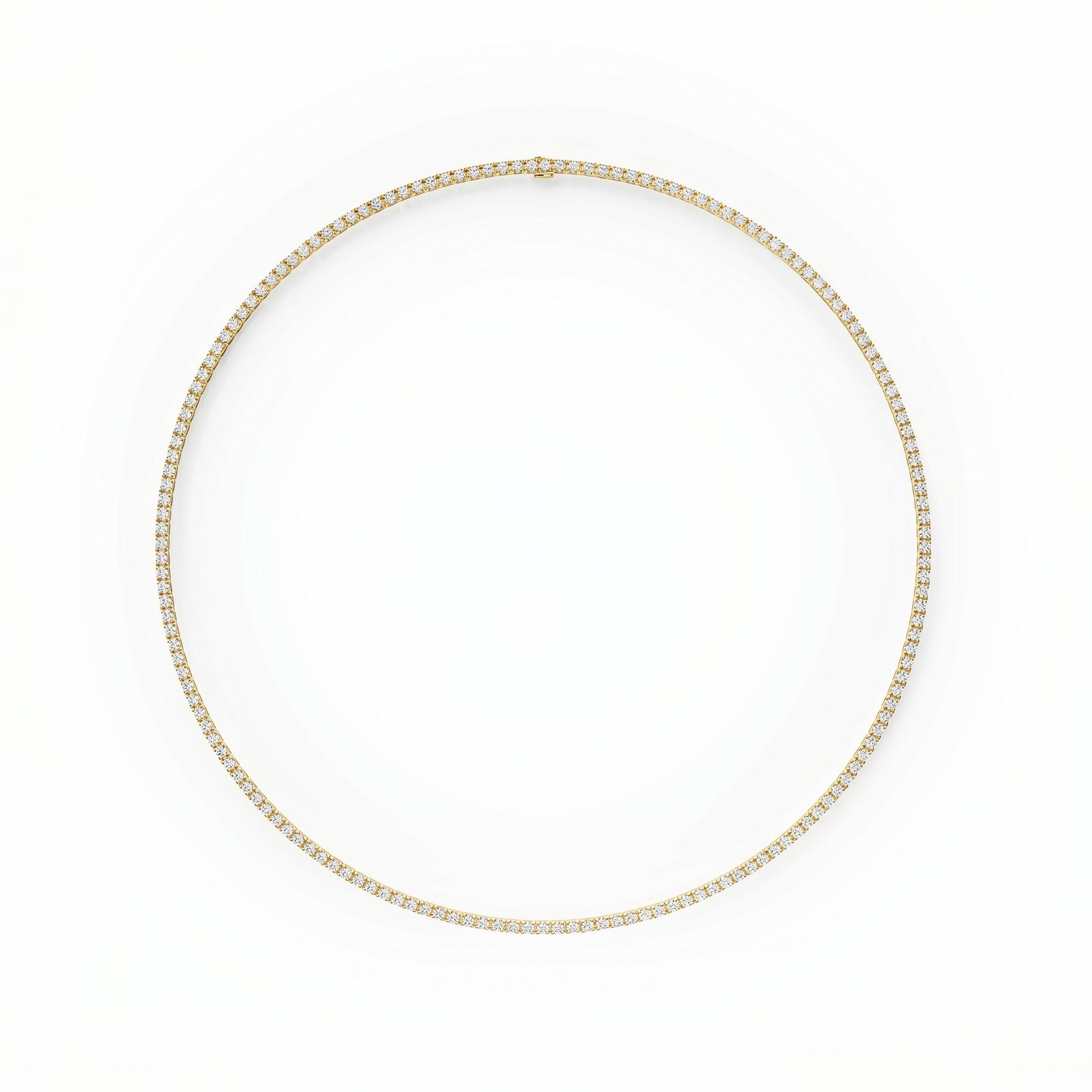 Kohli | Gold Diamond Tennis Necklace