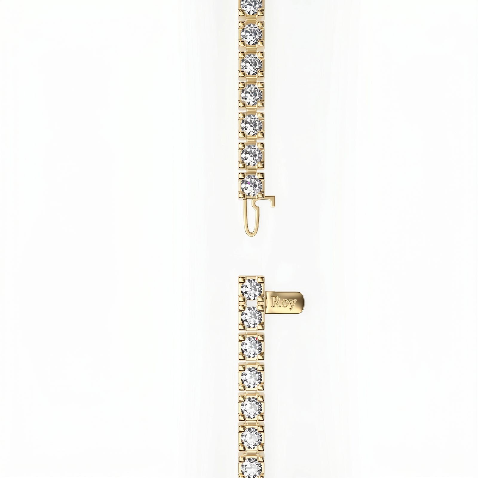 Kohli | Gold Diamond Tennis Necklace
