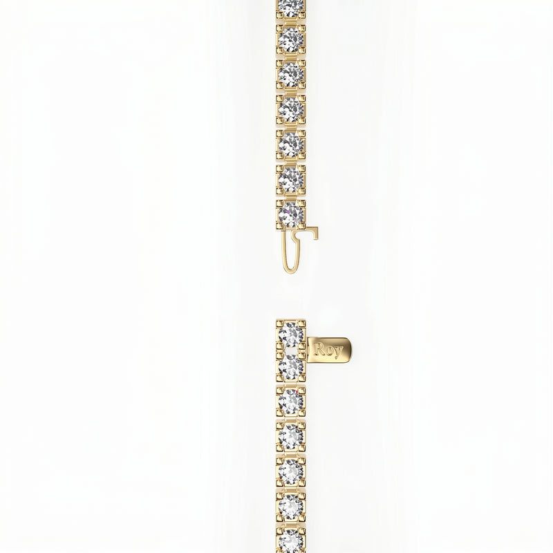 Kohli | Gold Diamond Tennis Necklace