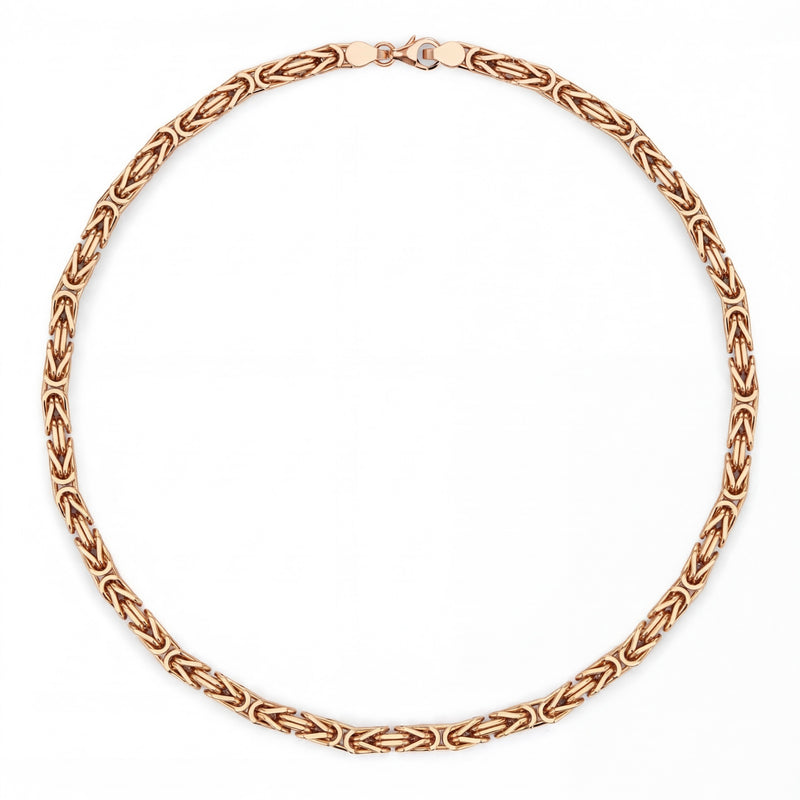 Lagav | Rose Gold Byzantine Chain