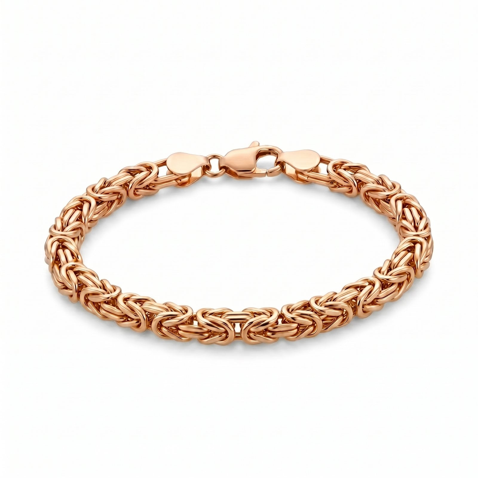 Lagav | Rose Gold Byzantine Bracelet