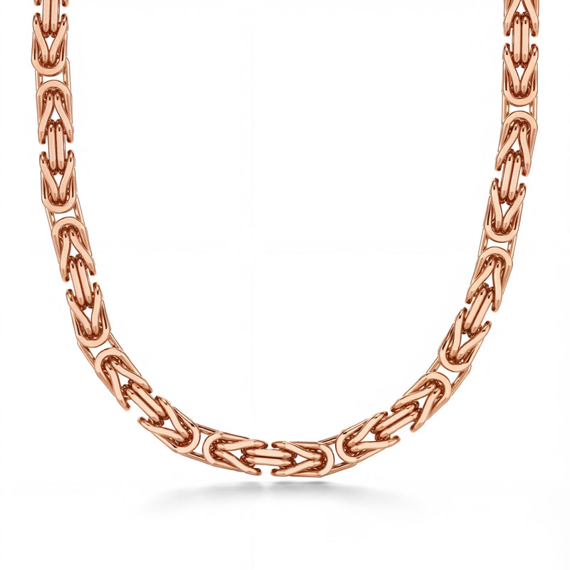 Lagav | Rose Gold Byzantine Chain