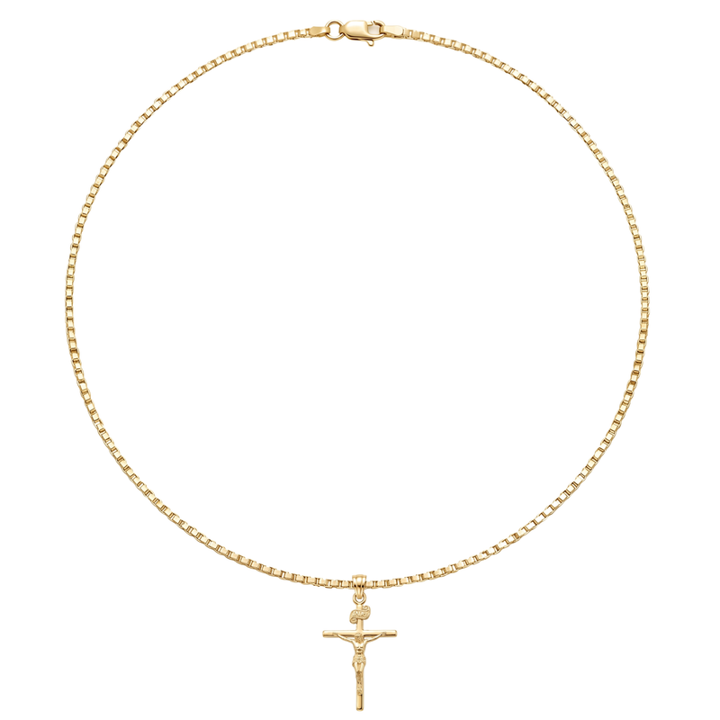 Masiha | Gold Crucifix Pendant
