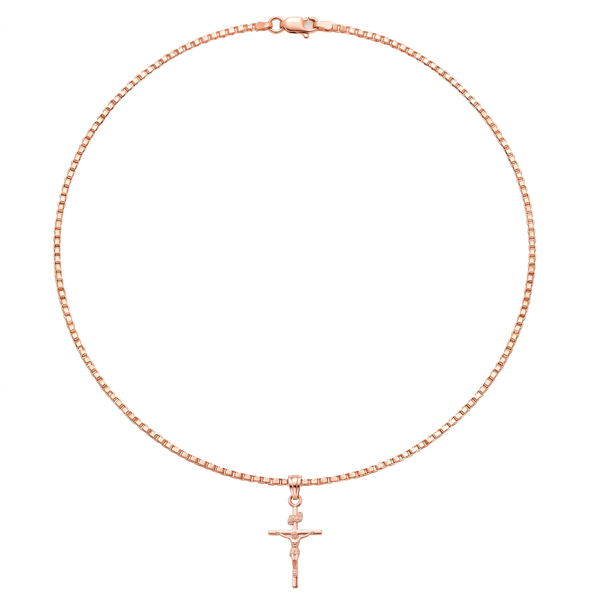 Masiha | Rose Gold Crucifix Pendant