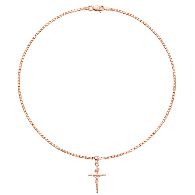 Masiha | Rose Gold Crucifix Pendant