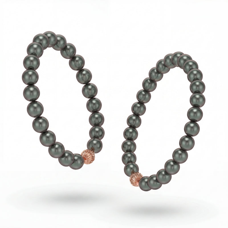 Nilima | Rose Gold Tahitian Pearl Bracelet