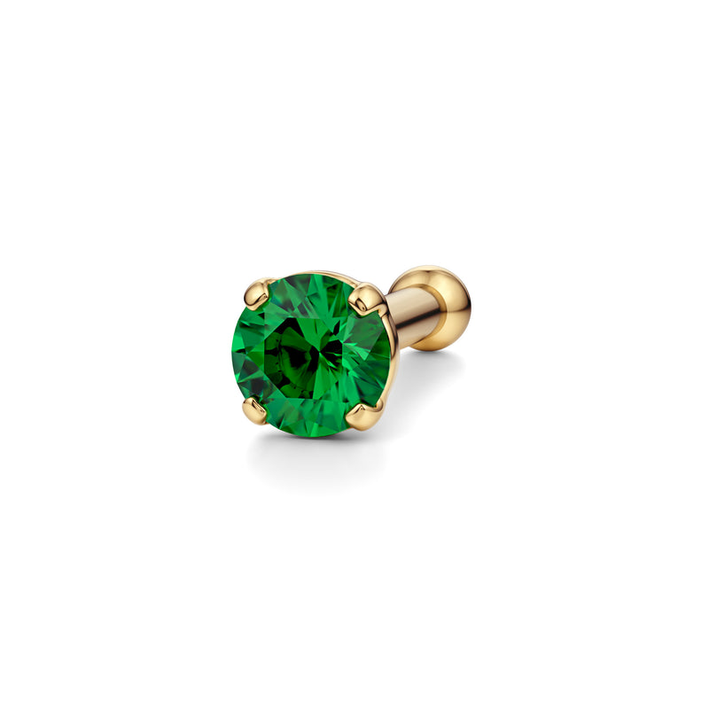 Panna | 18k Gold Emerald Nose Stud