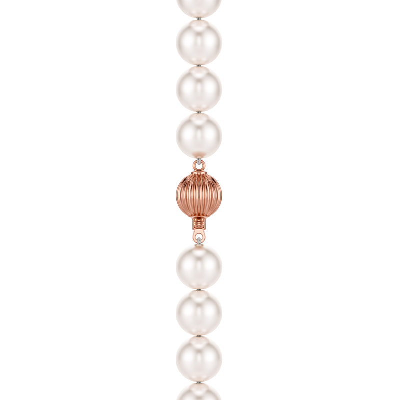 Swati | Rose Gold Akoya Pearl Necklace