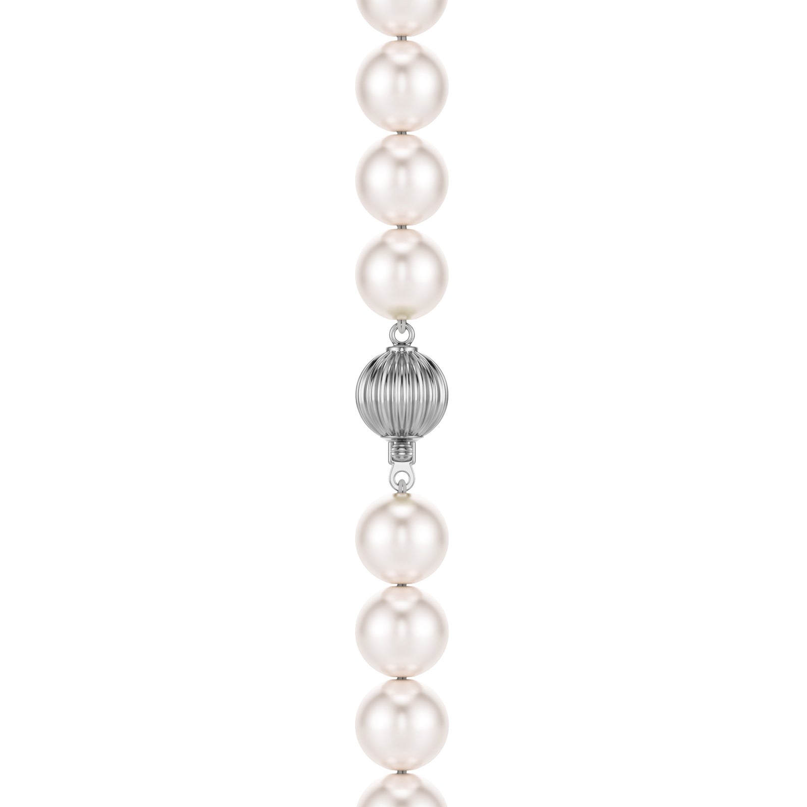 Swati | White Gold Akoya Pearl Necklace