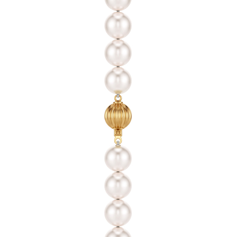 Swati | Gold Akoya Pearl Necklace