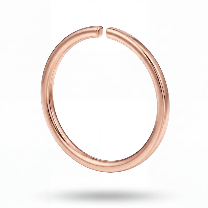 Saral | 18k Rose Gold Nose Hoop