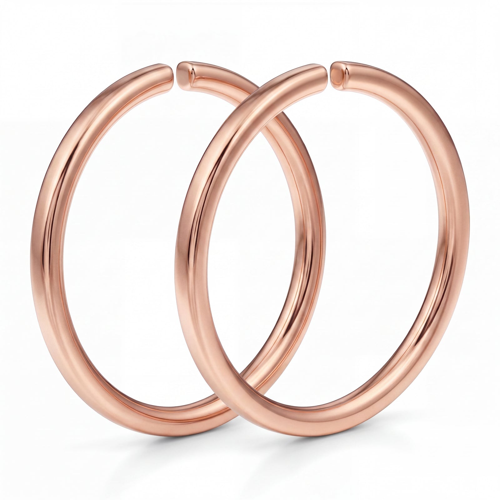 Saral | 18k Rose Gold Nose Hoop