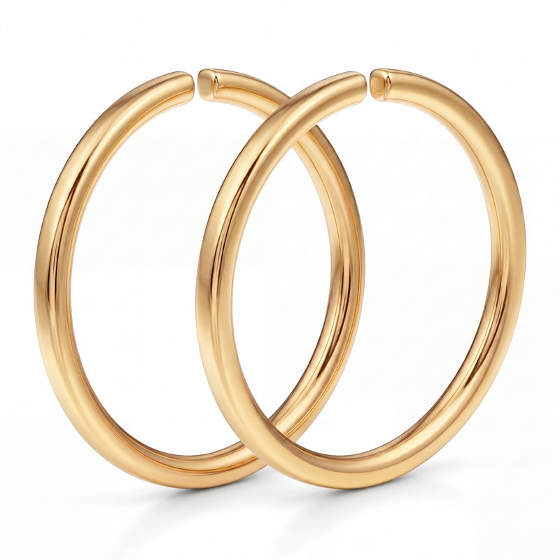 Saral | 18k Gold Nose Hoop
