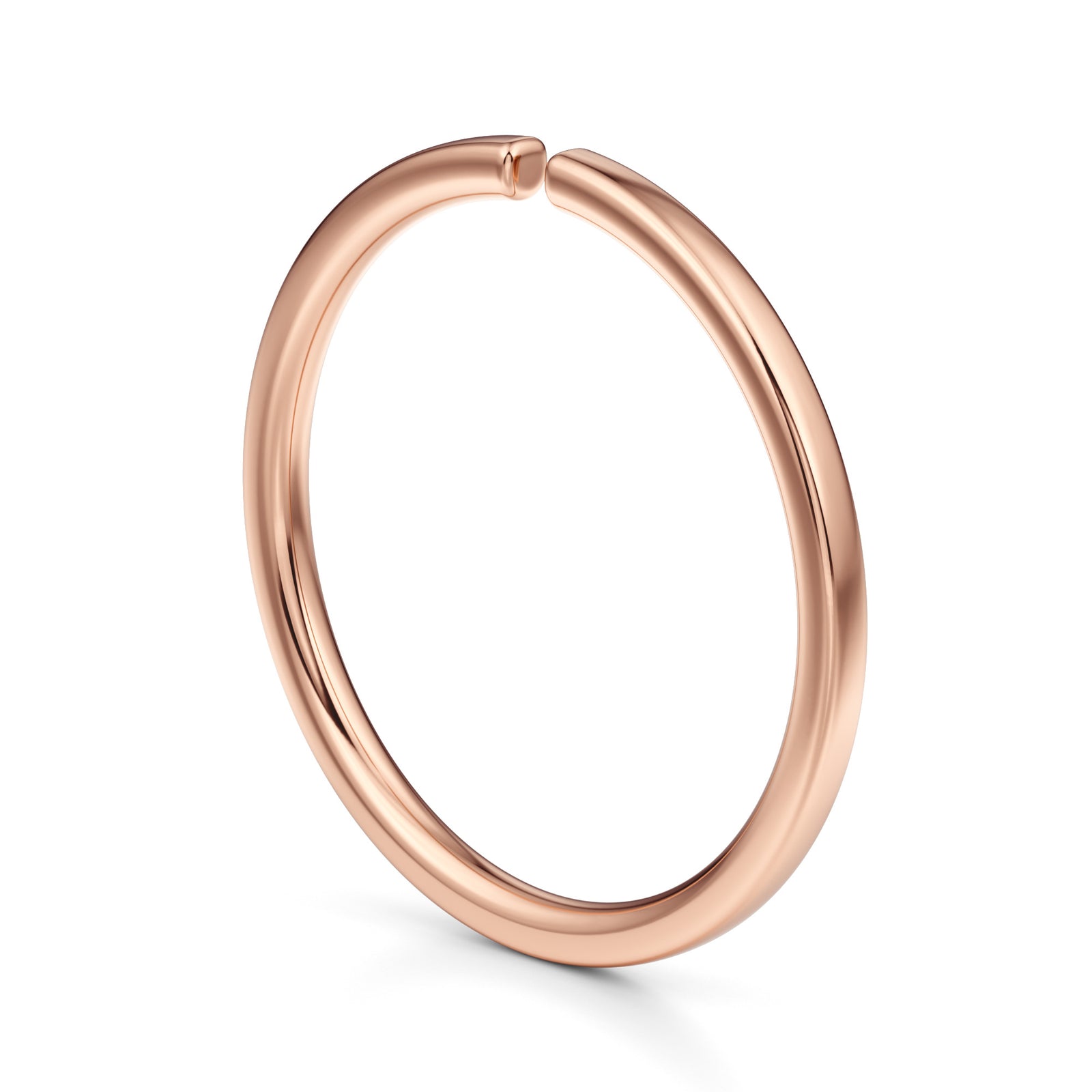 Saral | 18k Rose Gold Nose Hoop