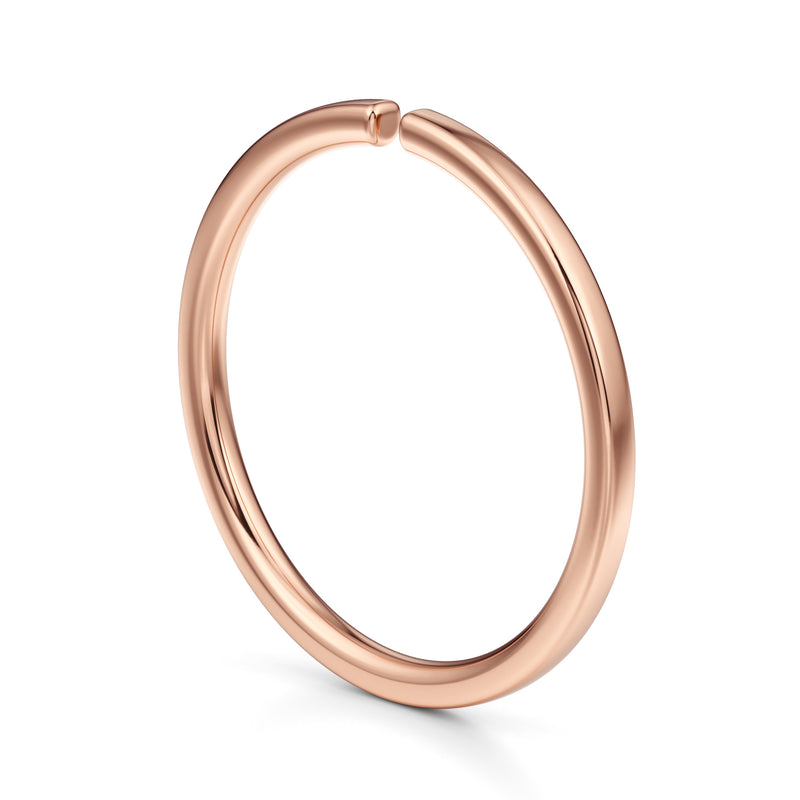 Saral | 18k Rose Gold Nose Hoop