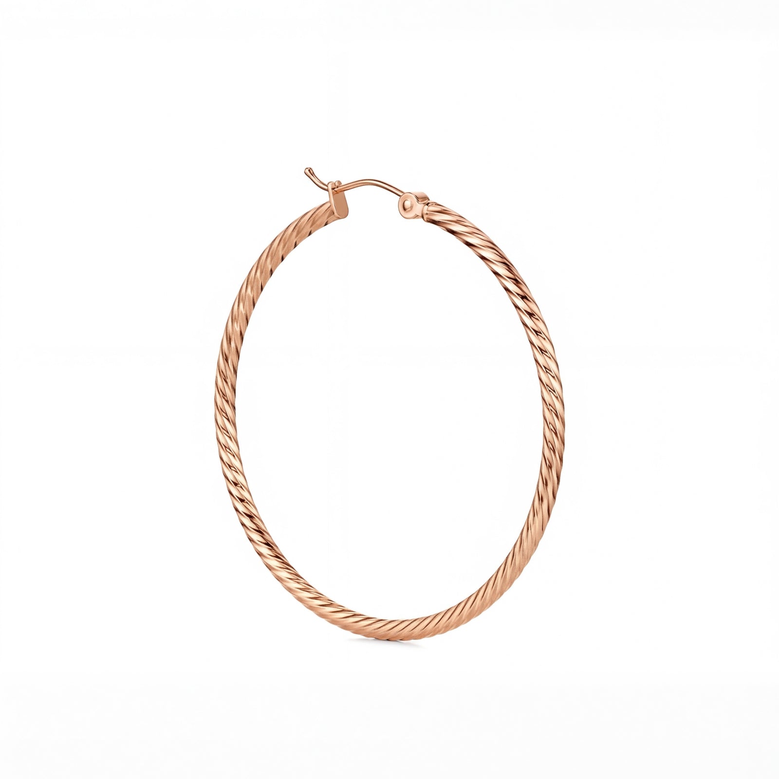 Preyasi | Rose Gold Hoop Earrings