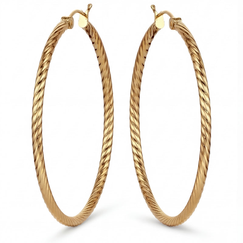 Preyasi | Gold Hoop Earrings
