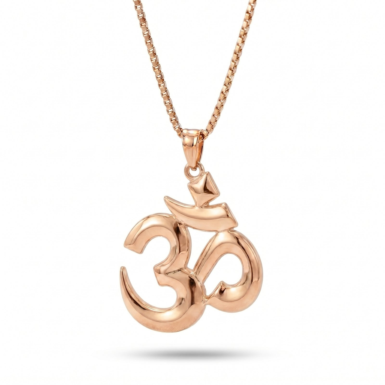 Pranav | Rose Gold Om Pendant