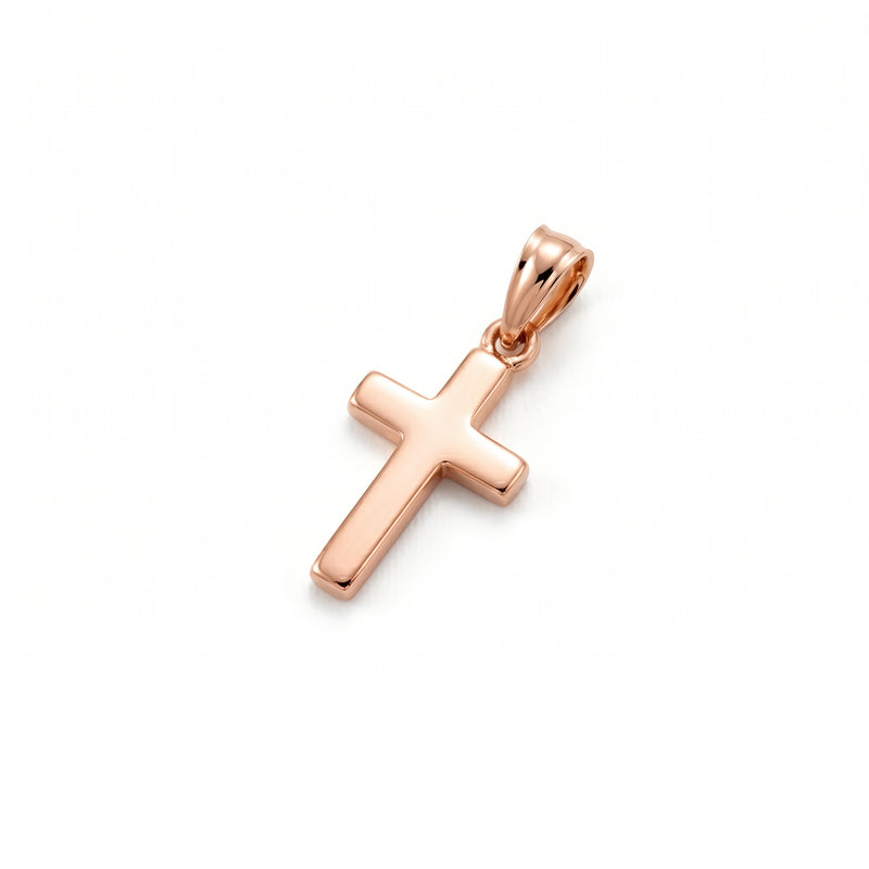 Rai | Small Rose Gold Cross Pendant