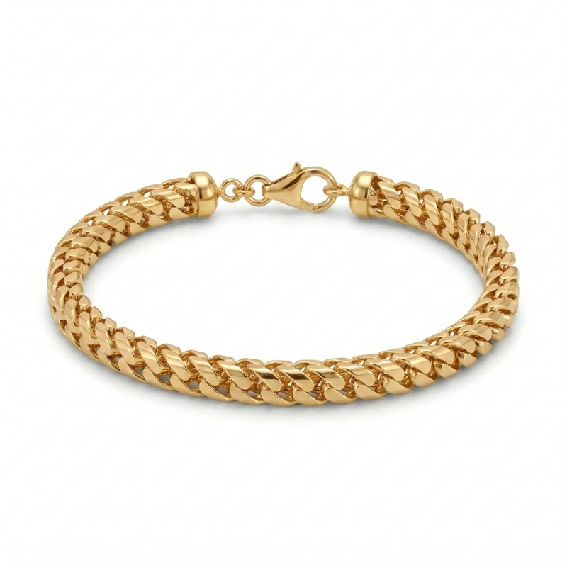 Raina | Gold Franco Chain Bracelet
